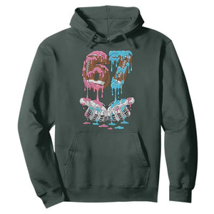 67 Football Meme Hoodie Six Seven Sports American Football Ice Cream Drip TS14 Dark Forest Green Print Your Wear