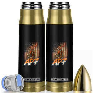 Dirt Bike American Flag Bullet Tumbler TS14 Black Print Your Wear