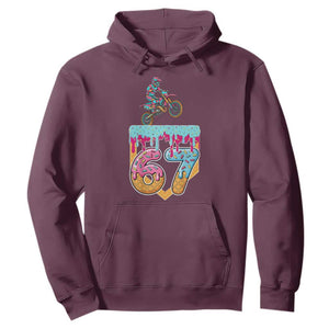 67 Six Seven Meme Hoodie Funny Dirt Bike Motocross Ice Cream Drip TS14 Maroon Print Your Wear