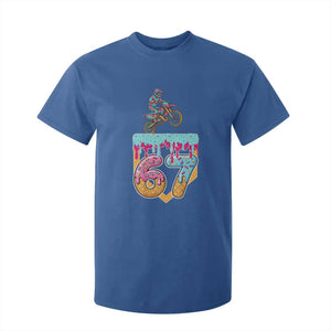 67 Six Seven Meme T Shirt For Kid Funny Dirt Bike Motocross Ice Cream Drip TS14 Royal Blue Print Your Wear