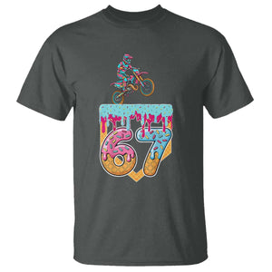 67 Six Seven Meme T Shirt Funny Dirt Bike Motocross Ice Cream Drip TS14 Dark Heather Print Your Wear
