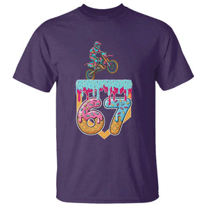 67 Six Seven Meme T Shirt Funny Dirt Bike Motocross Ice Cream Drip TS14 Purple Print Your Wear