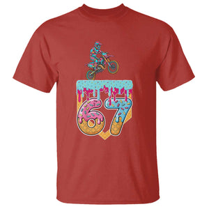 67 Six Seven Meme T Shirt Funny Dirt Bike Motocross Ice Cream Drip TS14 Red Print Your Wear