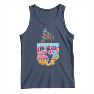 67 Six Seven Meme Tank Top Funny Dirt Bike Motocross Ice Cream Drip TS14 Navy Print Your Wear