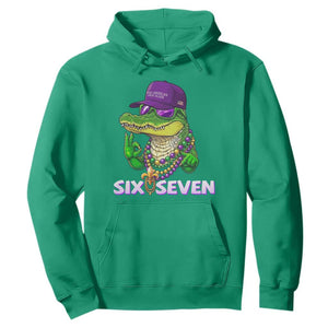 Mardi Gras Alligator Hoodie Funny Six Seven MAGA Political Meme TS14 Irish Green Print Your Wear
