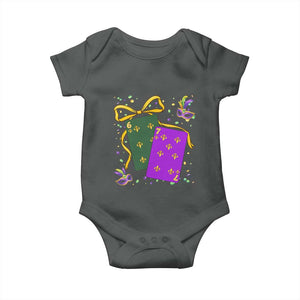 67 Mardi Gras Baby Onesie Funny Six Seven Playing Cards Meme TS14 Dark Heather Print Your Wear