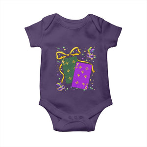 67 Mardi Gras Baby Onesie Funny Six Seven Playing Cards Meme TS14 Purple Print Your Wear