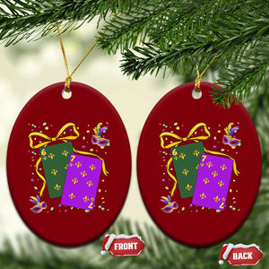 67 Mardi Gras Ceramic Ornament Funny Six Seven Playing Cards Meme TS14 Print Your Wear