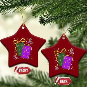 67 Mardi Gras Ceramic Ornament Funny Six Seven Playing Cards Meme TS14 Print Your Wear