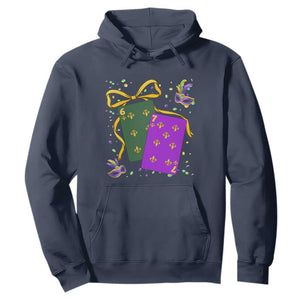 67 Mardi Gras Hoodie Funny Six Seven Playing Cards Meme TS14 Navy Print Your Wear