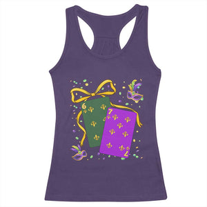 67 Mardi Gras Racerback Tank Top Funny Six Seven Playing Cards Meme TS14 Purple Print Your Wear