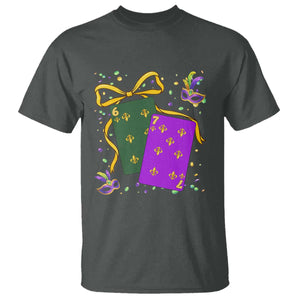 67 Mardi Gras T Shirt Funny Six Seven Playing Cards Meme TS14 Dark Heather Print Your Wear