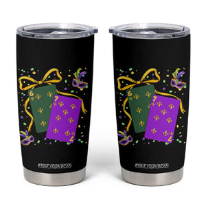 67 Mardi Gras Tumbler Cup Funny Six Seven Playing Cards Meme TS14 Black Print Your Wear