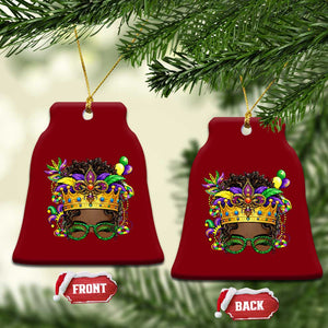 Mardi Gras Queen Ceramic Ornament Messy Pun Carnival Party TS14 Print Your Wear