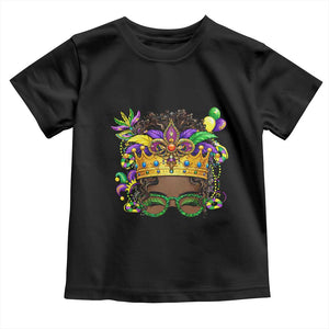 Mardi Gras Queen Toddler T Shirt Messy Pun Carnival Party TS14 Black Print Your Wear