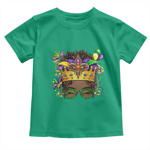 Mardi Gras Queen Toddler T Shirt Messy Pun Carnival Party TS14 Irish Green Print Your Wear