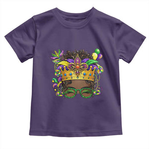 Mardi Gras Queen Toddler T Shirt Messy Pun Carnival Party TS14 Purple Print Your Wear