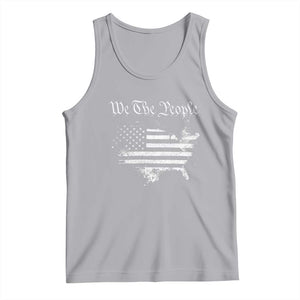 We The People Tank Top Vintage Grunge American Flag 4th of July 1776 TS14 Athletic Heather Print Your Wear