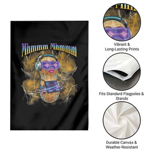 Funny Burnt Peanut Goop Garden Flag DJ Music Meme TS14 Print Your Wear