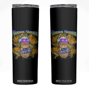Funny Burnt Peanut Goop Skinny Tumbler DJ Music Meme TS14 Black Print Your Wear
