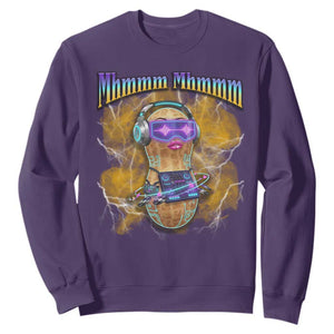 Funny Burnt Peanut Goop Sweatshirt DJ Music Meme TS14 Purple Print Your Wear