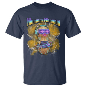 Funny Burnt Peanut Goop T Shirt DJ Music Meme TS14 Navy Print Your Wear