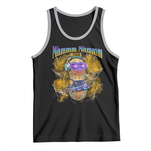 Funny Burnt Peanut Goop Tank Top DJ Music Meme TS14 Black Athletic Heather Print Your Wear