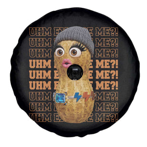 Funny Burnt Peanut Goop Spare Tire Cover Uhm Excuse Me TS14 Print Your Wear