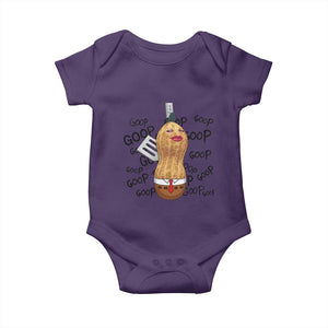 Funny Burnt Peanut Baby Onesie Goop Bungulato Homage TS14 Purple Print Your Wear