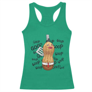 Funny Burnt Peanut Racerback Tank Top Goop Bungulato Homage TS14 Irish Green Print Your Wear