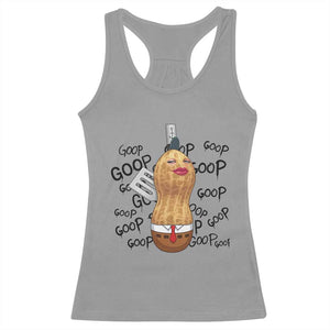 Funny Burnt Peanut Racerback Tank Top Goop Bungulato Homage TS14 Sport Gray Print Your Wear