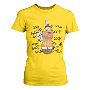 Funny Burnt Peanut T Shirt For Women Goop Bungulato Homage TS14 Daisy Print Your Wear
