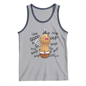 Funny Burnt Peanut Tank Top Goop Bungulato Homage TS14 Athletic Heather Navy Print Your Wear