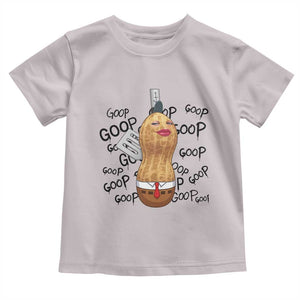 Funny Burnt Peanut Toddler T Shirt Goop Bungulato Homage TS14 Ice Gray Print Your Wear