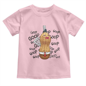 Funny Burnt Peanut Toddler T Shirt Goop Bungulato Homage TS14 Light Pink Print Your Wear