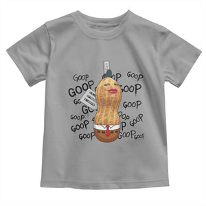 Funny Burnt Peanut Toddler T Shirt Goop Bungulato Homage TS14 Sport Gray Print Your Wear