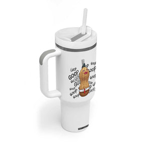 Funny Burnt Peanut Tumbler With Handle Goop Bungulato Homage TS14 Print Your Wear