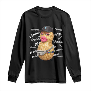 Funny Burnt Peanut Goop Long Sleeve Shirt Mhmmm Goop Bungulato TS14 Black Print Your Wear