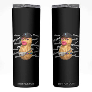 Funny Burnt Peanut Goop Skinny Tumbler Mhmmm Goop Bungulato TS14 Black Print Your Wear