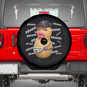 Funny Burnt Peanut Goop Spare Tire Cover Mhmmm Goop Bungulato TS14 Black Print Your Wear