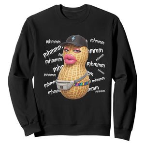 Funny Burnt Peanut Goop Sweatshirt Mhmmm Goop Bungulato TS14 Black Print Your Wear