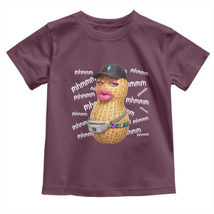 Funny Burnt Peanut Goop Toddler T Shirt Mhmmm Goop Bungulato TS14 Maroon Print Your Wear