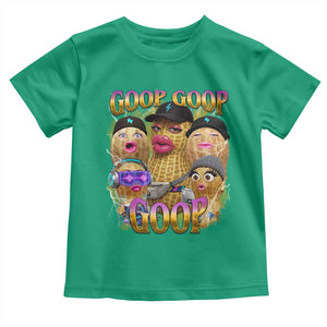 Funny Burnt Peanut Goop Toddler T Shirt Bungulato 90s Bootleg Meme Trendy TS14 Irish Green Print Your Wear