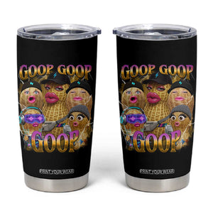 Funny Burnt Peanut Goop Tumbler Cup Bungulato 90s Bootleg Meme Trendy TS14 Black Print Your Wear