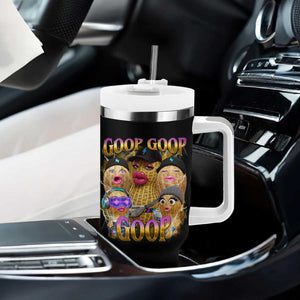 Funny Burnt Peanut Goop Tumbler With Handle Bungulato 90s Bootleg Meme Trendy TS14 Print Your Wear