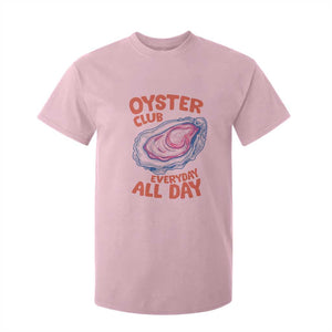 Oyster Club T Shirt For Kid Retro Summer Beach Vacation Gift TS14 Light Pink Print Your Wear
