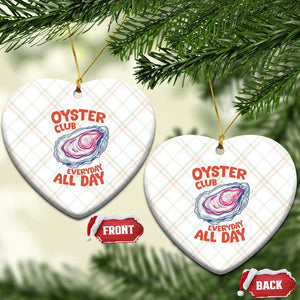 Oyster Club Ceramic Ornament Retro Summer Beach Vacation Gift TS14 Print Your Wear