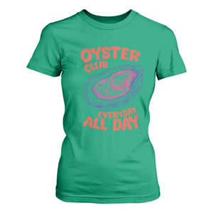 Oyster Club T Shirt For Women Retro Summer Beach Vacation Gift TS14 Irish Green Print Your Wear
