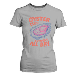 Oyster Club T Shirt For Women Retro Summer Beach Vacation Gift TS14 Sport Gray Print Your Wear