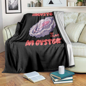 Moister Than An Oyster Throw Blanket Funny Inappropriate Adult Humor TS14 Print Your Wear